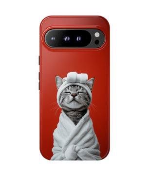 Samsung  Phone Case - Cute Tabby Cat Day Spar - Tough Case for Samsung Galaxy
