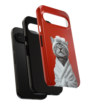 Samsung  Phone Case - Cute Tabby Cat Day Spar - Tough Case for Samsung Galaxy