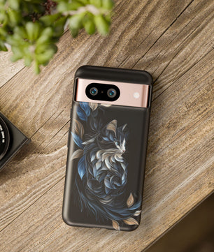Google Pixel Case -  Black Cat Papper Quilling Style Tough Case