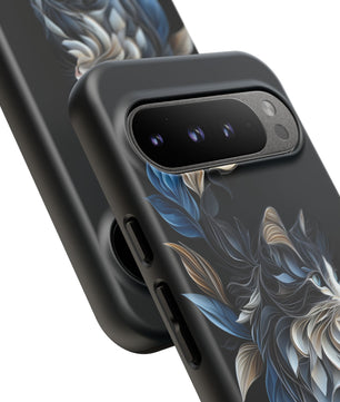 Google Pixel Case -  Black Cat Papper Quilling Style Tough Case