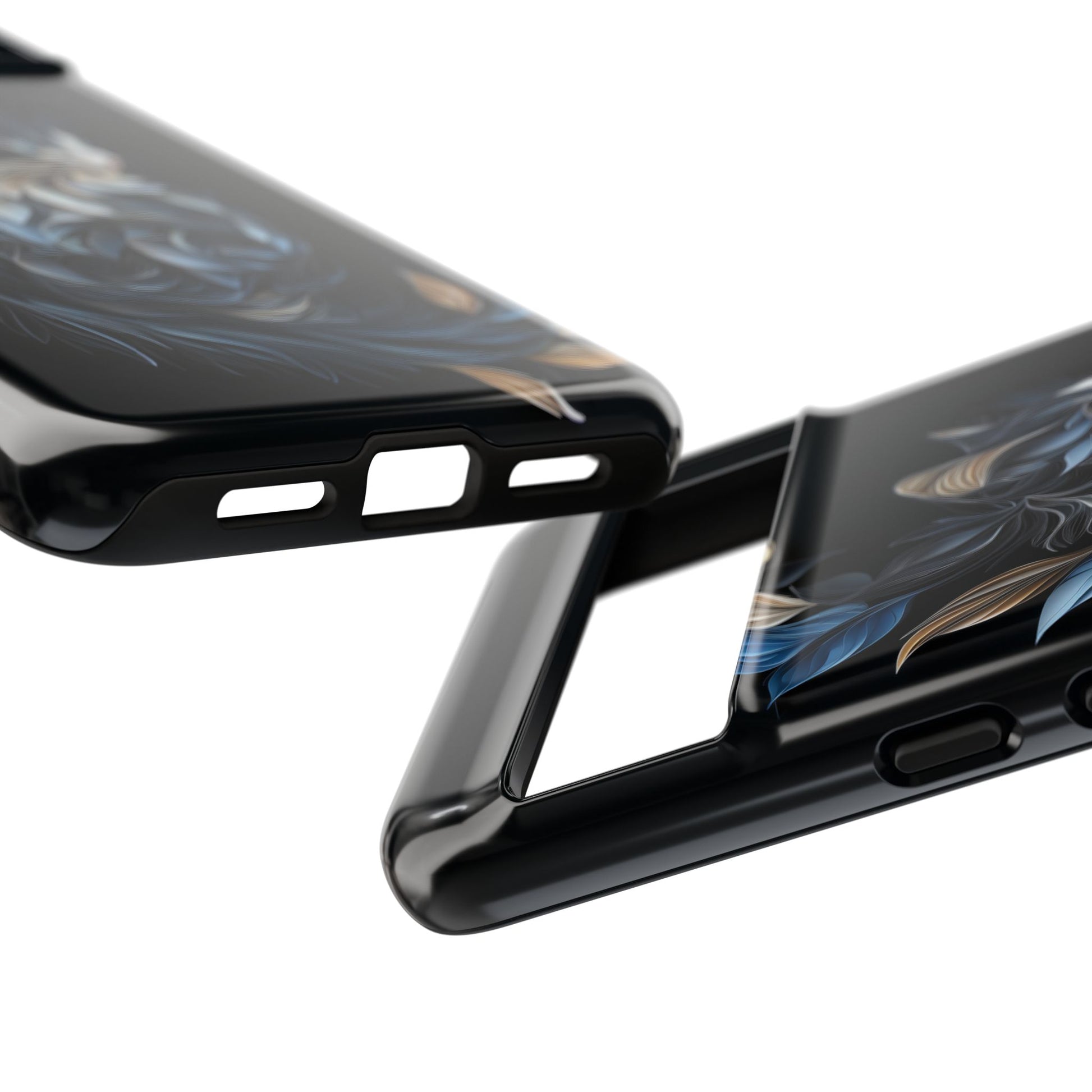 Google Pixel Case -  Black Cat Papper Quilling Style Tough Case