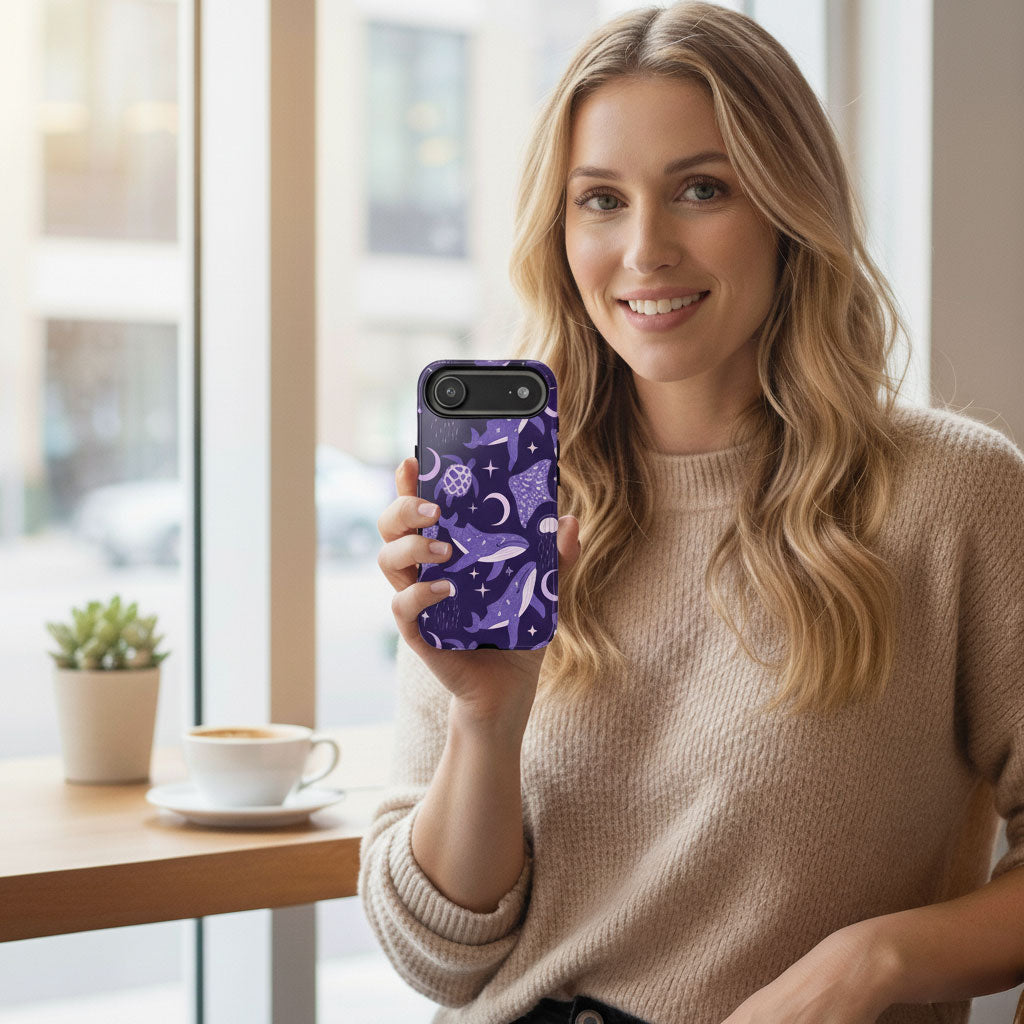 Celestial Sea Theme iPhone Tough Phone Case iPhone 17 16 15 14 Air Pro Max