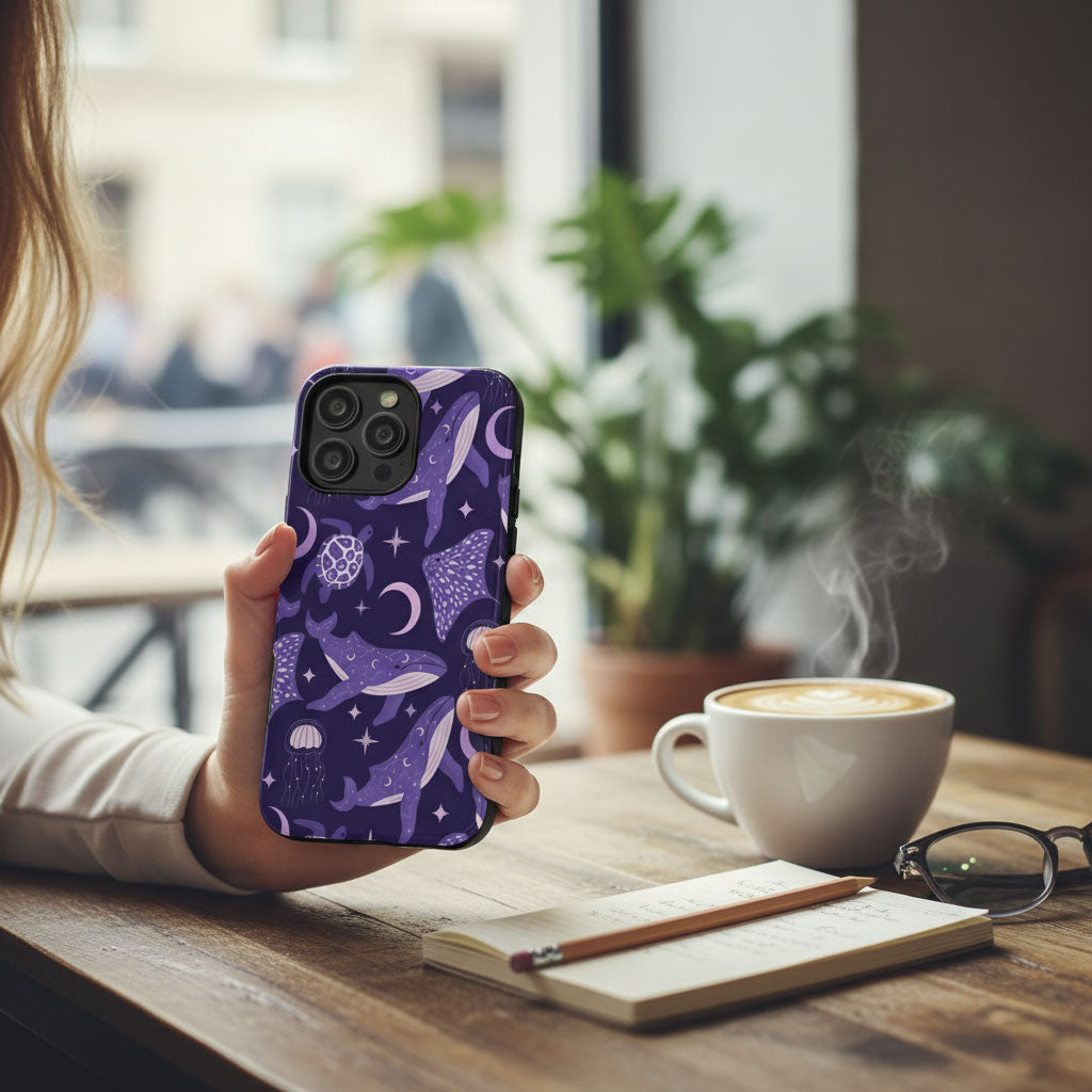 Celestial Sea Theme iPhone Tough Phone Case iPhone 17 16 15 14 Air Pro Max