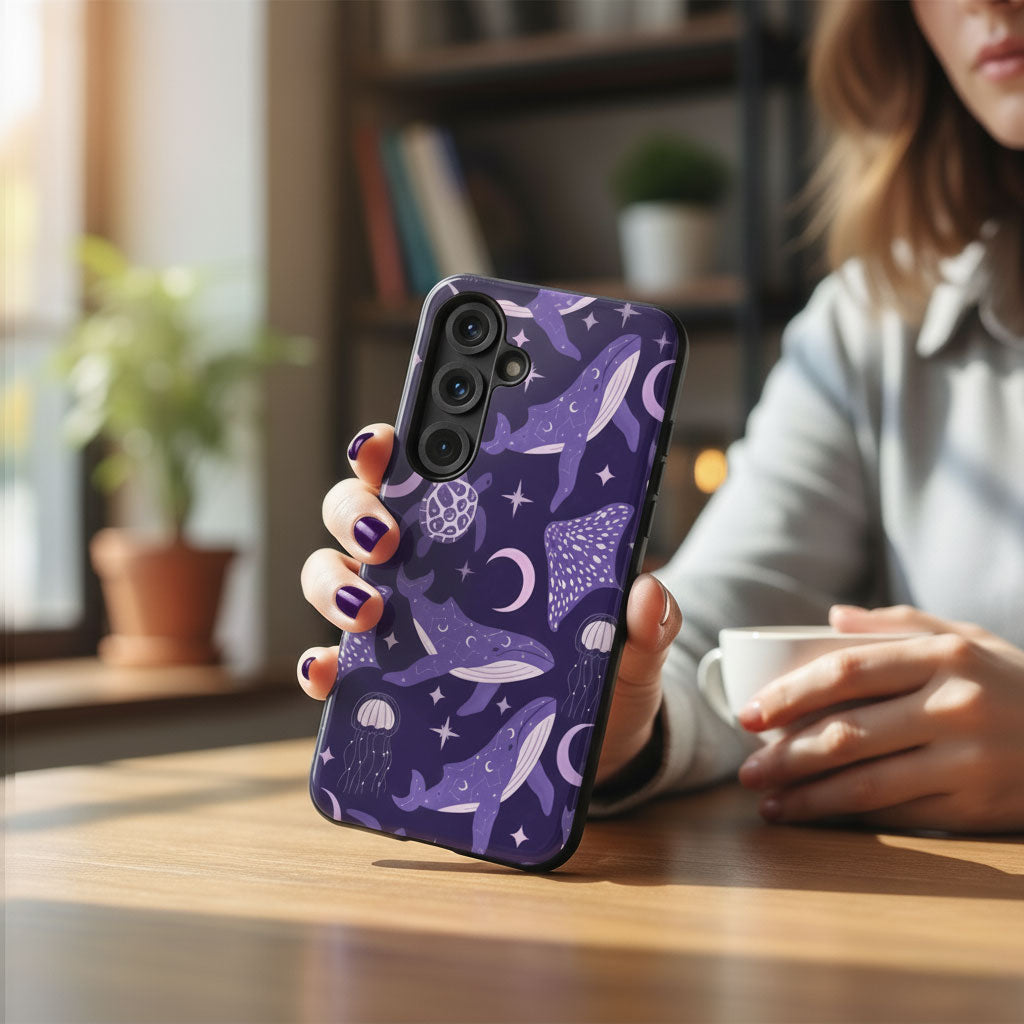 Celestial Sea Theme Samsung Galaxy Tough Phone Case S25 S24 S23 S22