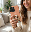 Personalised Dog Phone Case with Photo + Name Portrait for iPhone 17 16 15 14 13