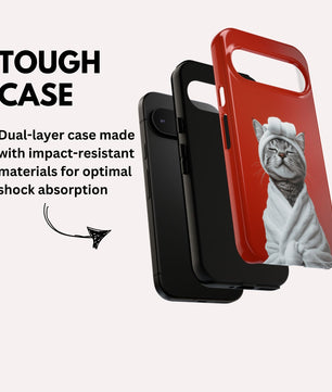Google Pixel  Phone Case - Cute Tabby Cat Day Spar - Tough Case For Google Pixel