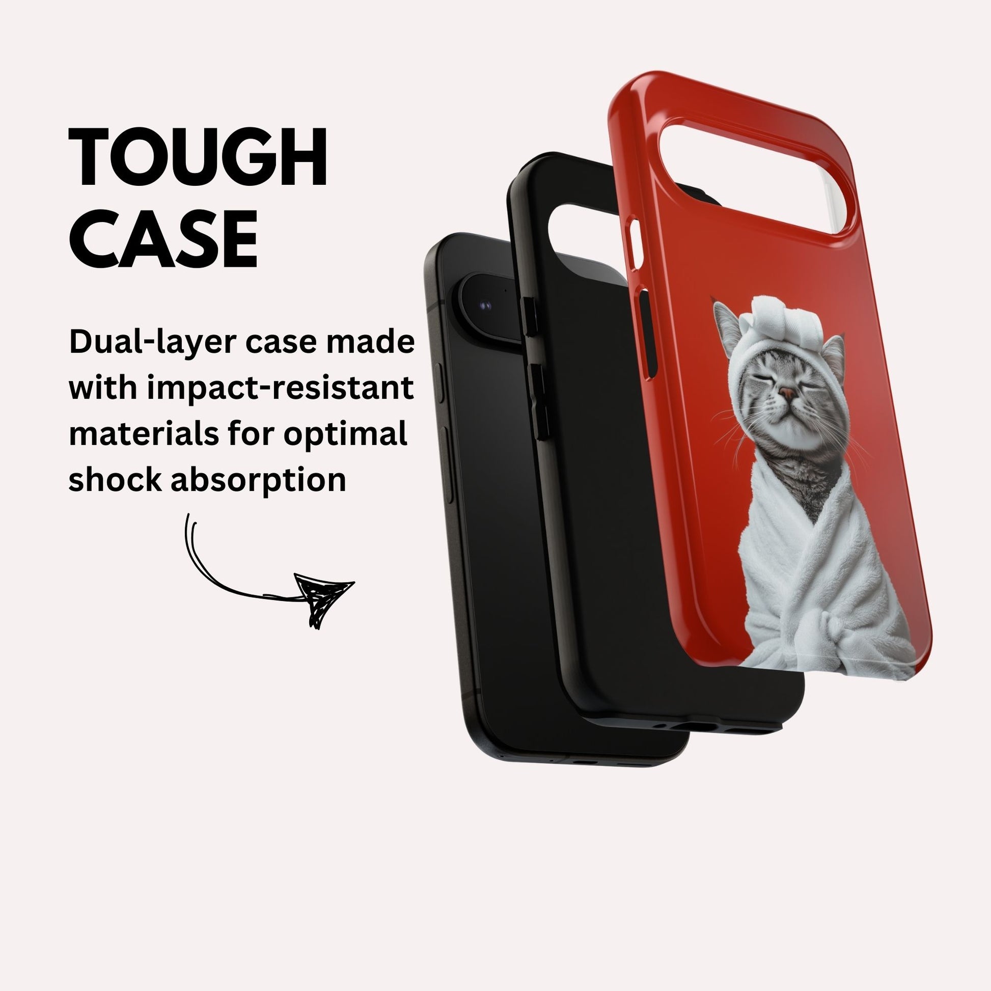 Google Pixel  Phone Case - Cute Tabby Cat Day Spar - Tough Case For Google Pixel