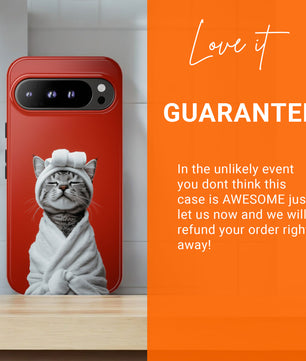 Google Pixel  Phone Case - Cute Tabby Cat Day Spar - Tough Case For Google Pixel
