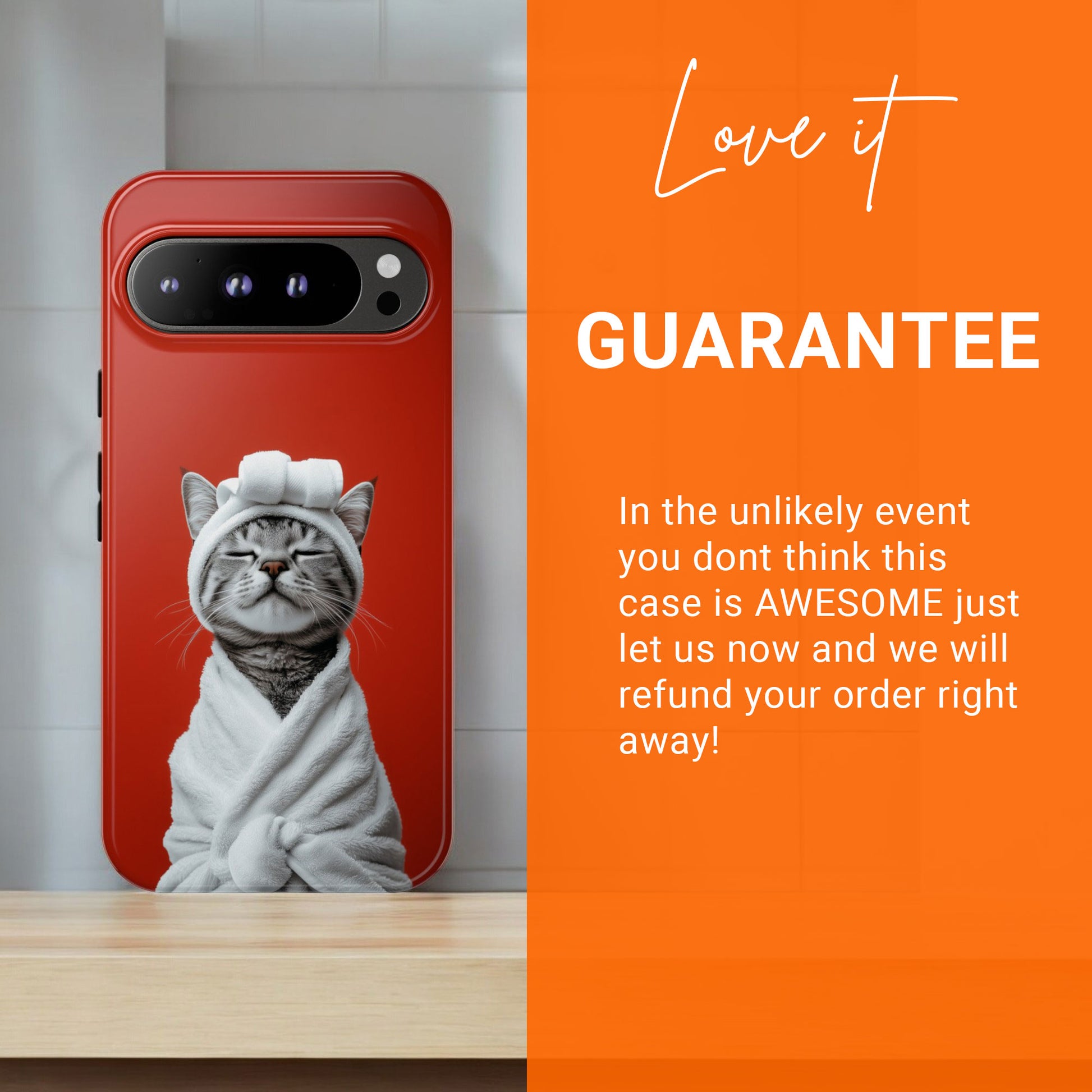 Google Pixel  Phone Case - Cute Tabby Cat Day Spar - Tough Case For Google Pixel
