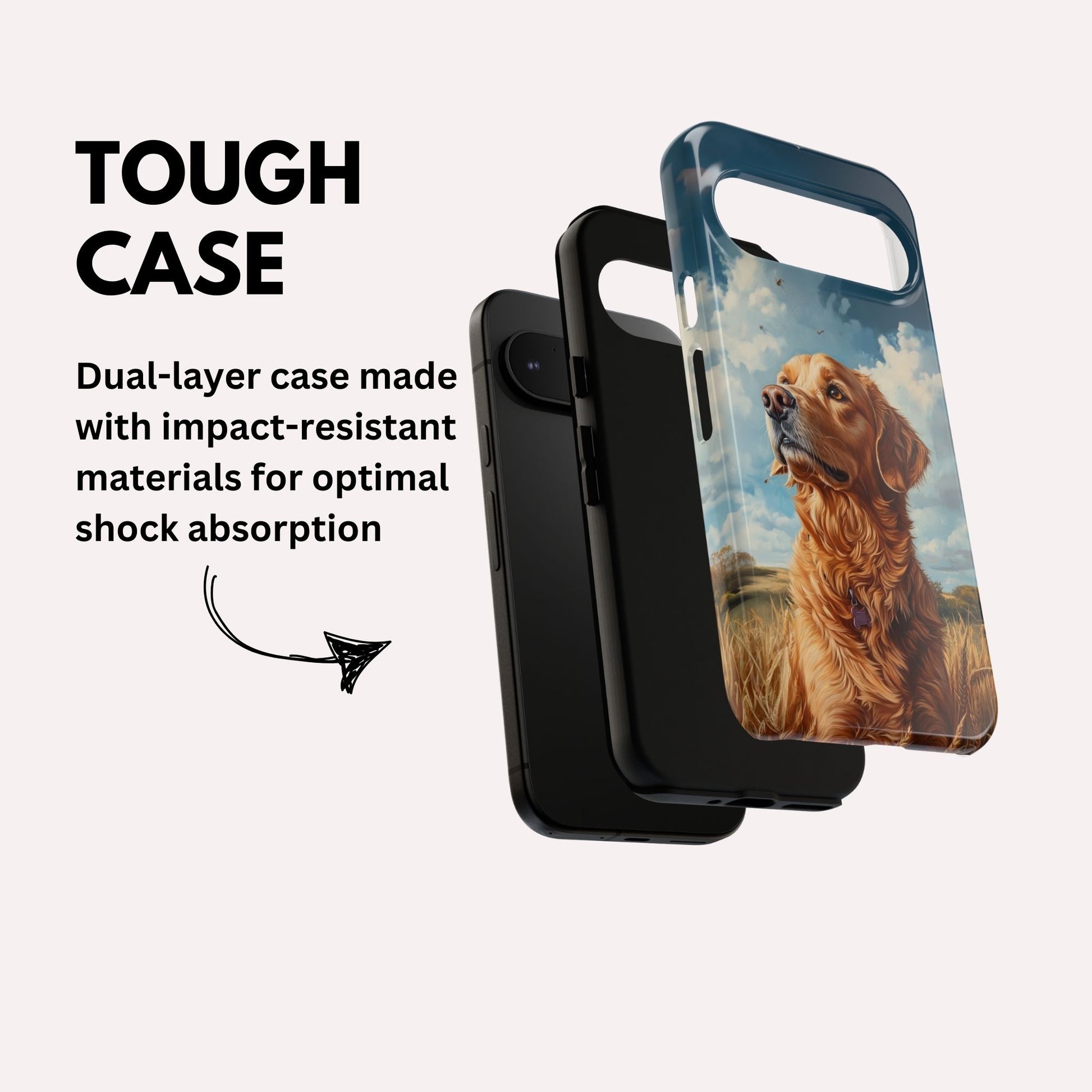 Golden Retriever Phone Case - Golden Retriever Gifts - Tough Case For Google Pixel