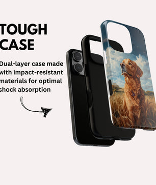 Golden Retriever Phone Case - Golden Retriever Gifts - Tough Case for iPhone