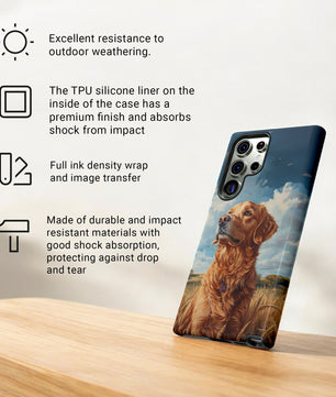 Golden Retriever Phone Case - Golden Retriever Gifts - Tough Case for Samsung Galaxy