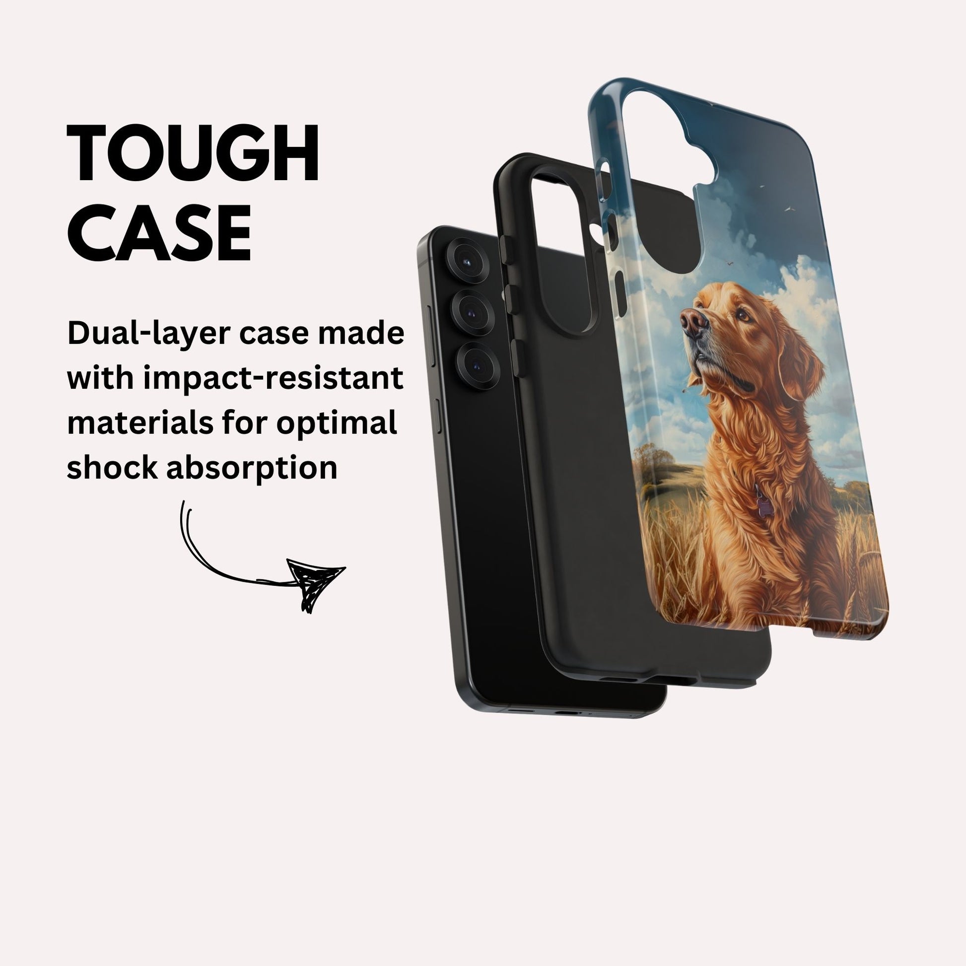 Golden Retriever Phone Case - Golden Retriever Gifts - Tough Case for Samsung Galaxy