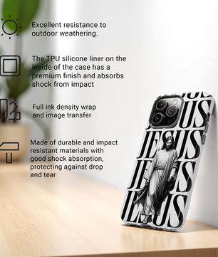 Jesus Phone Case - Inspirational Christian Spiritual Gift - for iPhone
