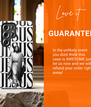 Jesus Phone Case - Inspirational Christian Spiritual Gift Tough Case for Samsung Galaxy
