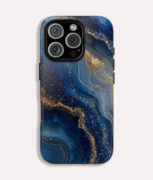 Phone Case Natural Marble Effect Tough Case for iPhone