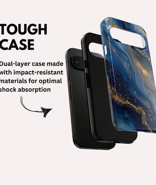 Phone Case Natural Marble Effect Tough Case For Google Pixel