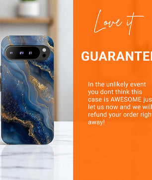Phone Case Natural Marble Effect Tough Case For Google Pixel