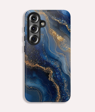 Phone Case Natural Marble Effect Tough Case for Samsung Galaxy
