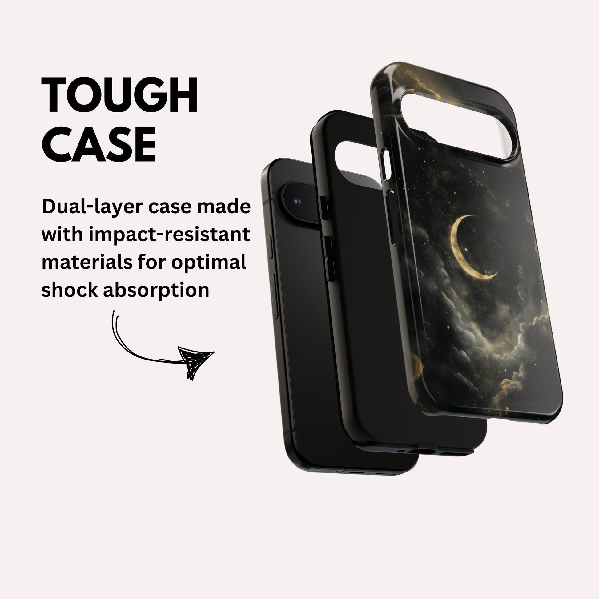 Celestial Stars And Moon Phone Case For iPhone Tough Case for iPhone