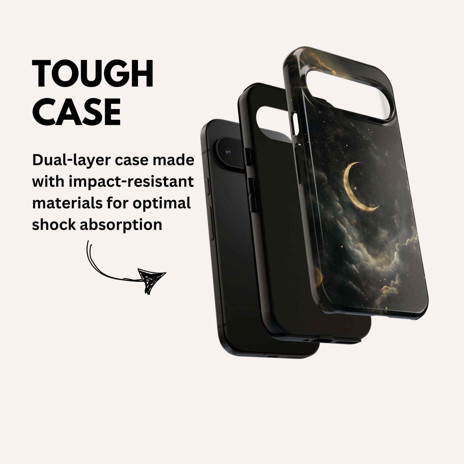 Celestial Stars And Moon Phone Case For Google Pixel