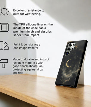 Celestial Stars And Moon Phone Case Samsung Tough Case for Samsung Galaxy