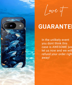 Shark Phone Case - Ocean Vibe, Marine Life - Tough Case For Google Pixel