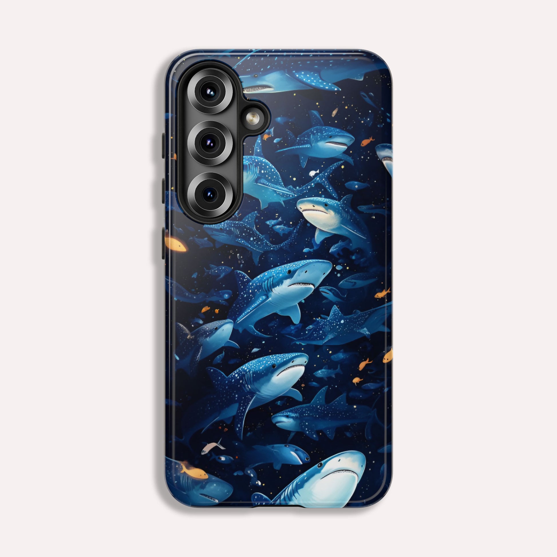 Shark Phone Case - Ocean Vibe, Marine Life - Tough Case for Samsung Galaxy