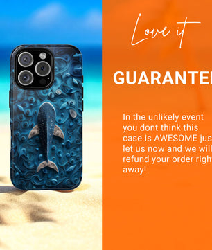 Whale Shark Paper Qilling Theme Ocean Lovers Gift - Tough Case for iPhone