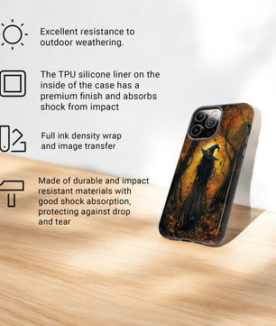 Gothic Witch Phone Case, Sugar Skull - Tough Case for iPhone